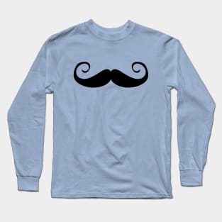 Moustache - Curly (Skin tone A) Long Sleeve T-Shirt